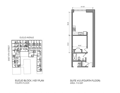 a floor plan of a house with two stories and a fourth floor